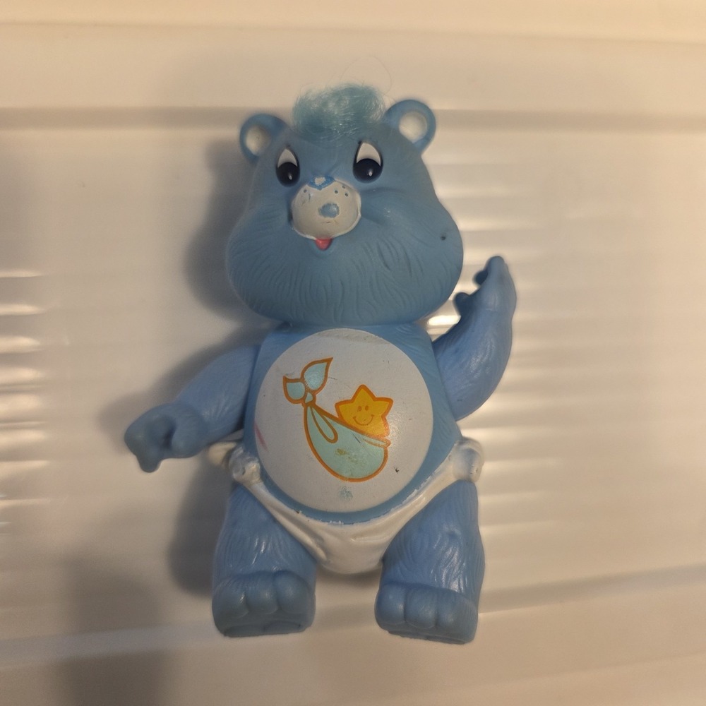 Vintage‎ Care Bear Poseable - Baby Tugs Bear (220423) Kenner
